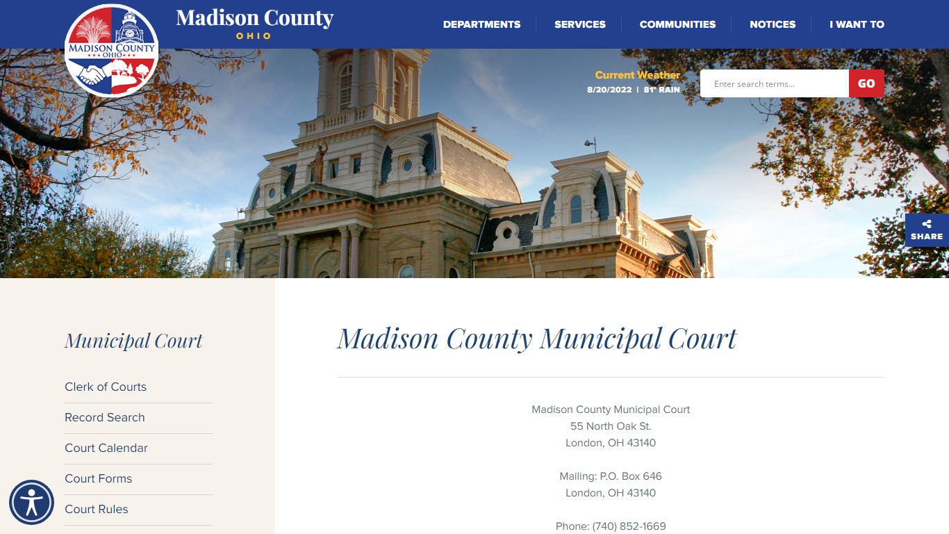 Welcome to Madison County, OH